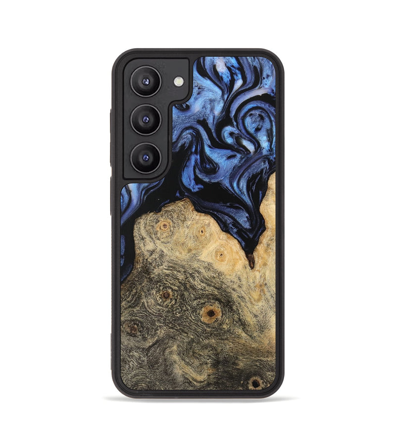 Galaxy S23 Wood Phone Case - Tadio (Blue, 743528)