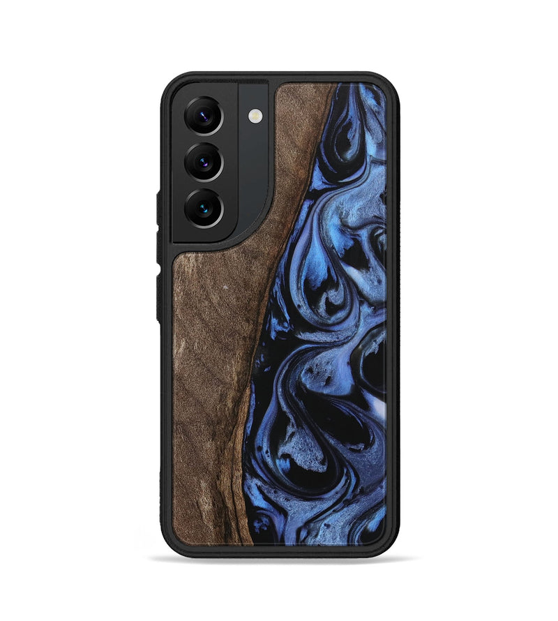 Galaxy S22 Wood Phone Case - Donnie (Blue, 743531)