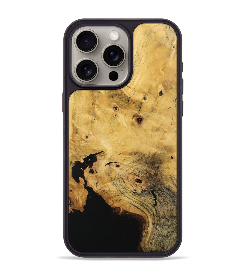 iPhone 15 Pro Max Wood Phone Case - Tangela (Wood Burl, 743540)