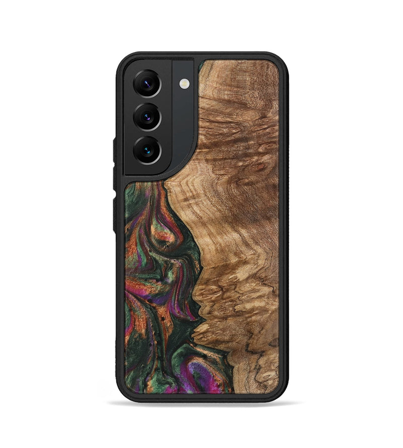 Galaxy S22 Wood Phone Case - Mounir (Green, 743570)