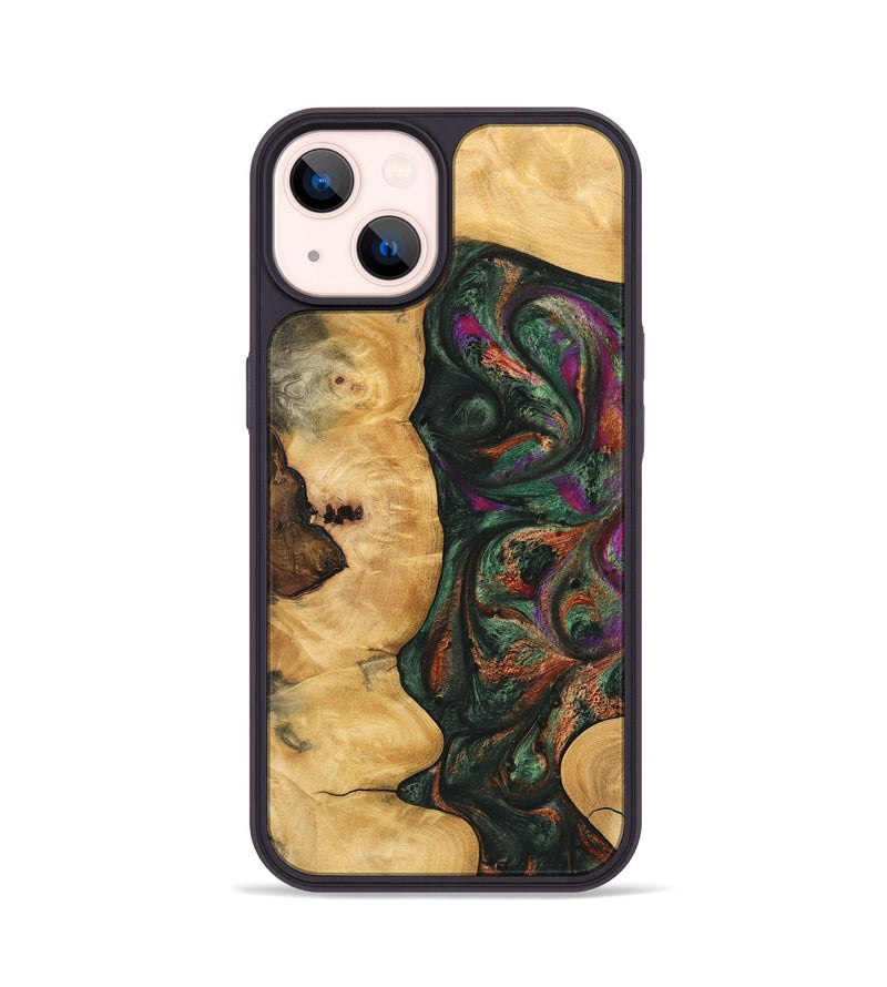 iPhone 14 Wood Phone Case - Juliet (Green, 743573)