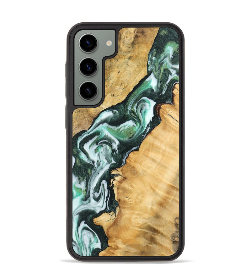 Galaxy S23 Plus Wood Phone Case - Marci (Green, 743575)