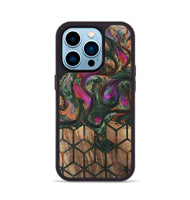 iPhone 14 Pro Wood Phone Case - Luetta (Pattern, 743577)