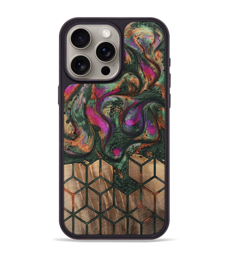 iPhone 15 Pro Max Wood Phone Case - Luetta (Pattern, 743577)