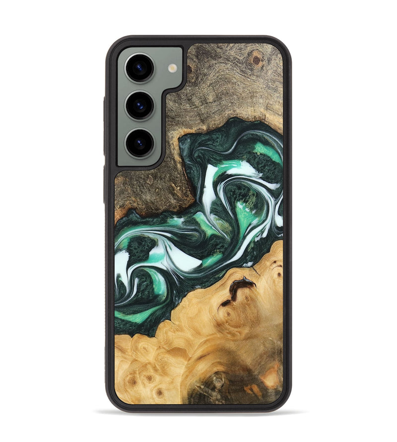 Galaxy S23 Plus Wood Phone Case - Jamya (Green, 743579)