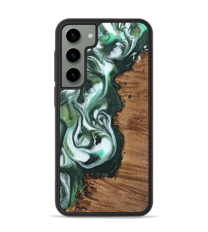 Galaxy S23 Plus Wood Phone Case - Kassie (Green, 743588)