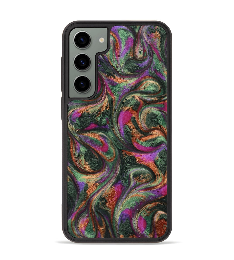 Galaxy S23 Plus ResinArt Phone Case - Orange (Green, 743590)