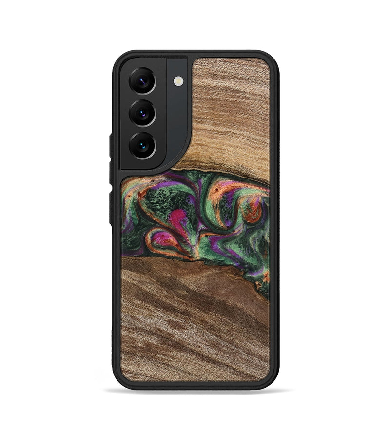 Galaxy S22 Wood Phone Case - Linsey (Green, 743598)