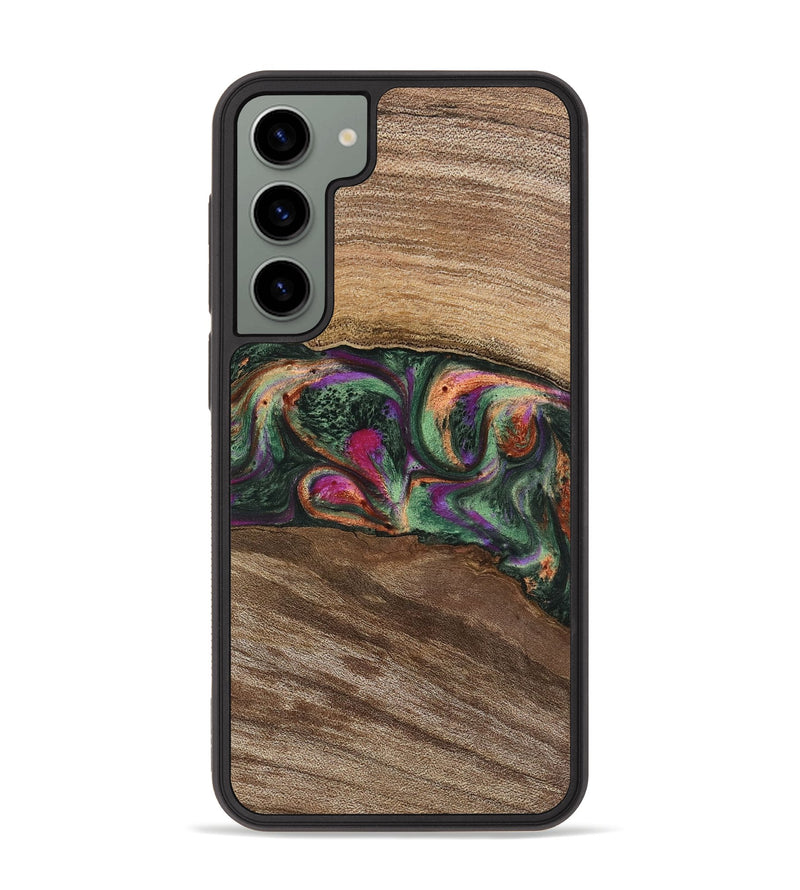 Galaxy S23 Plus Wood Phone Case - Linsey (Green, 743598)