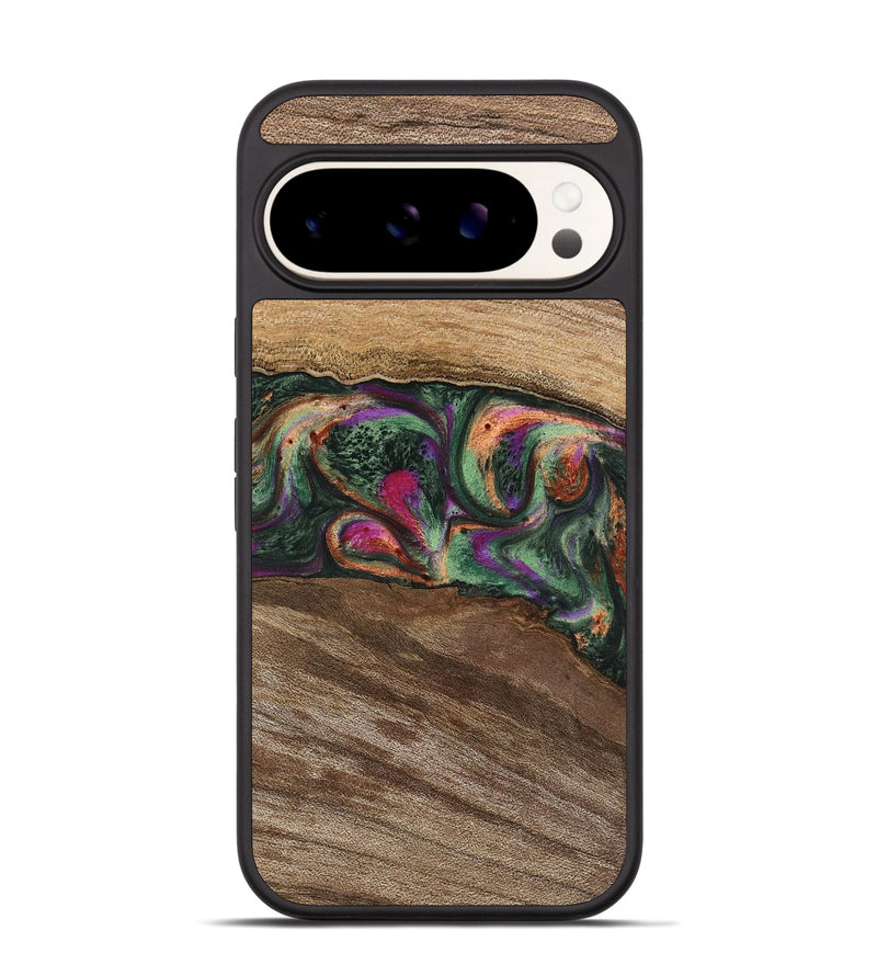 Pixel 9 Wood Phone Case - Linsey (Green, 743598)