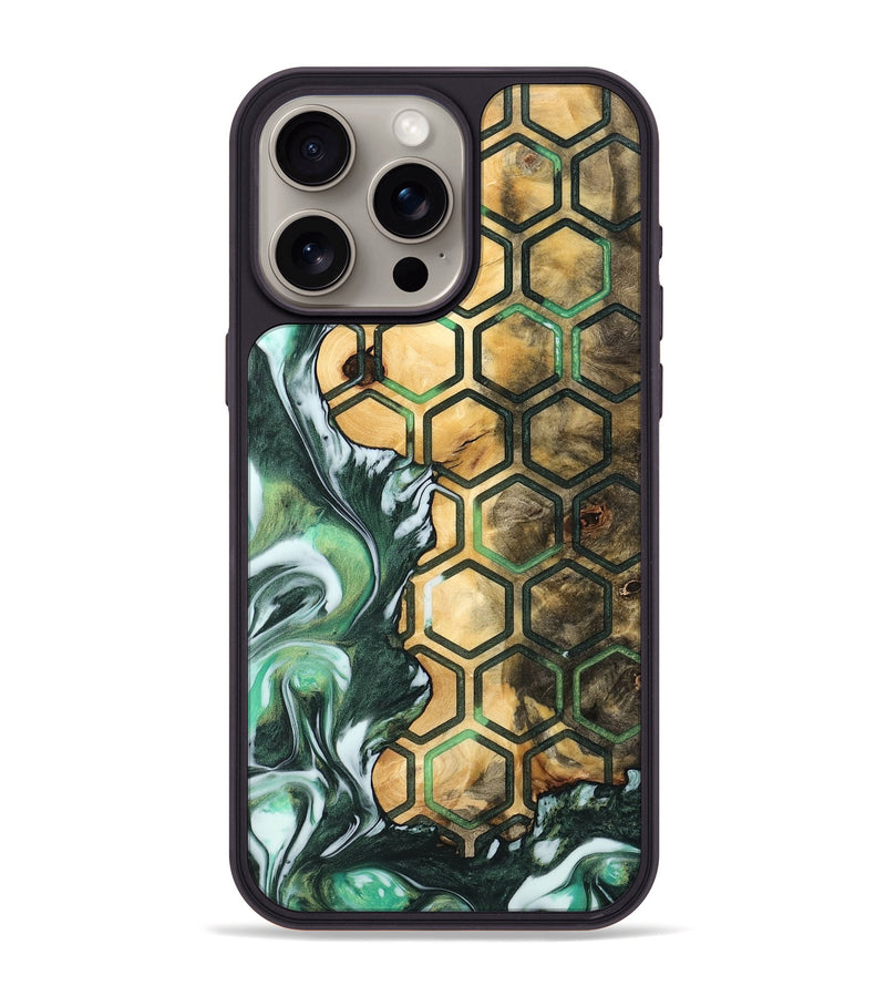 iPhone 15 Pro Max Wood Phone Case - Demetra (Pattern, 743602)