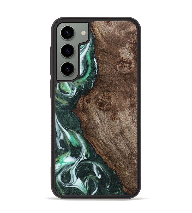 Galaxy S23 Plus Wood Phone Case - Nikole (Green, 743603)