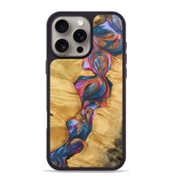 iPhone 16 Pro Max Wood Phone Case - Karen (Blue, 743610)