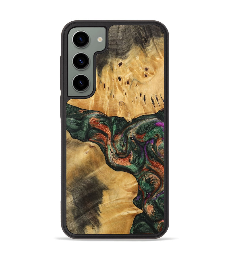 Galaxy S23 Plus Wood Phone Case - Petra (Green, 743612)