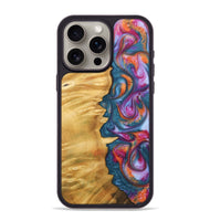 iPhone 15 Pro Max Wood Phone Case - Nathen (Blue, 743615)