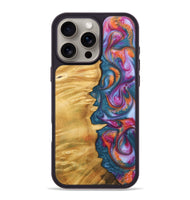 iPhone 16 Pro Max Wood Phone Case - Nathen (Blue, 743615)