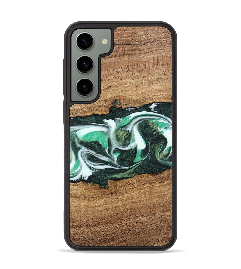 Galaxy S23 Plus Wood Phone Case - Tarsha (Green, 743619)