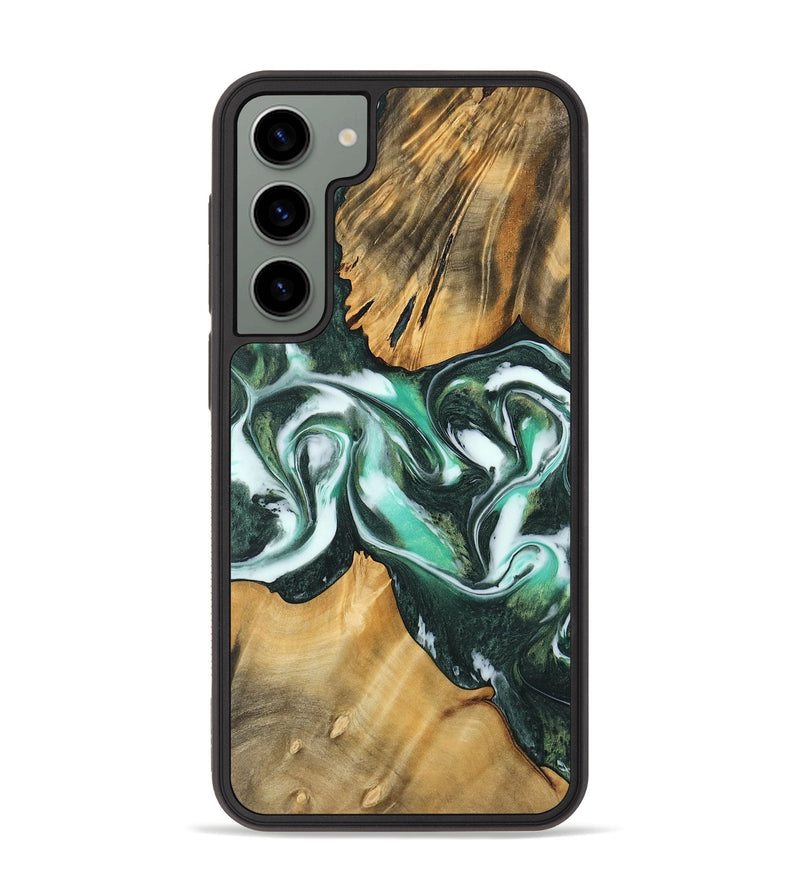 Galaxy S23 Plus Wood Phone Case - dima (Green, 743655)