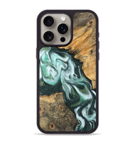 iPhone 15 Pro Max Wood Phone Case - Shanae (Green, 743658)