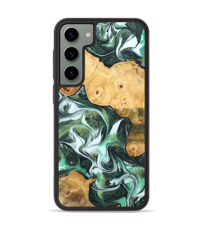 Galaxy S23 Plus Wood Phone Case - Praveen (Green, 743660)