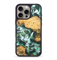 iPhone 16 Pro Max Wood Phone Case - Praveen (Green, 743660)