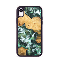 iPhone Xr Wood Phone Case - Praveen (Green, 743660)