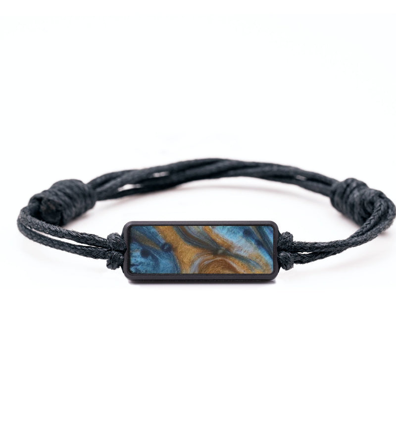 Classic Wood Bracelet - Parker (Teal & Gold, 743702)