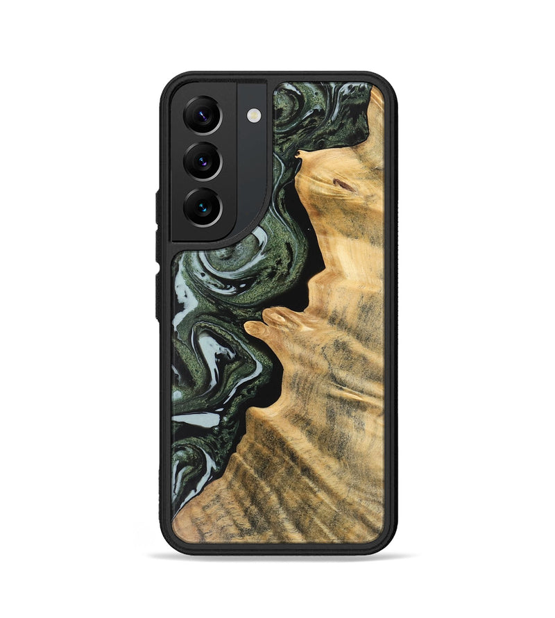 Galaxy S22 Wood Phone Case - Harper (Green, 743813)