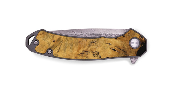 EDC Wood Pocket Knife - Sergiu (Wood Burl, 743889)