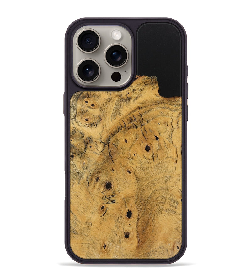 iPhone 16 Pro Max Wood Phone Case - Shouli (Wood Burl, 743893)