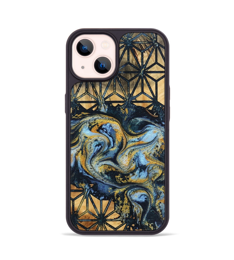 iPhone 14 Wood Phone Case - Rochell (Pattern, 743904)