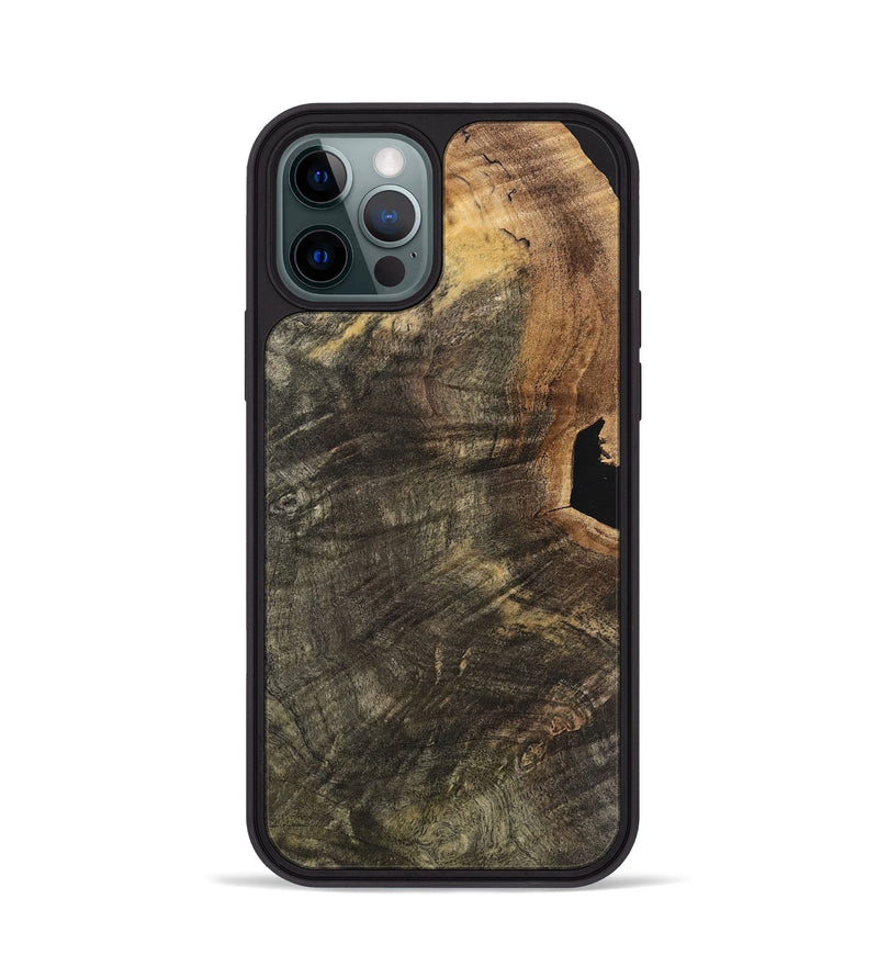 iPhone 12 Pro Wood Phone Case - Peach (Wood Burl, 743910)