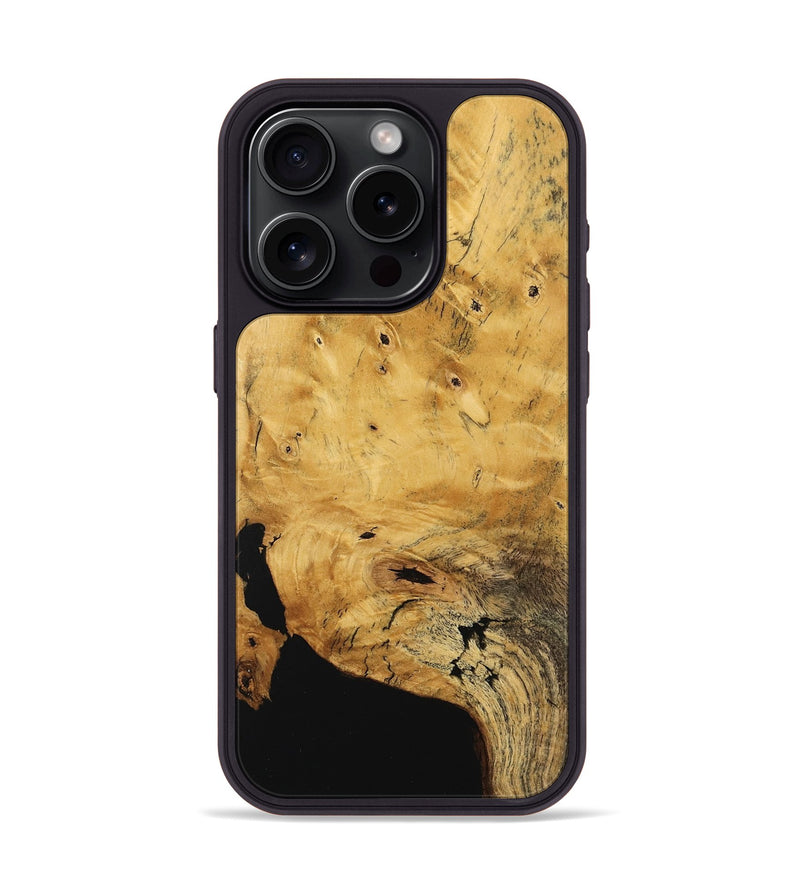 iPhone 15 Pro Wood Phone Case - Aaron (Wood Burl, 743921)