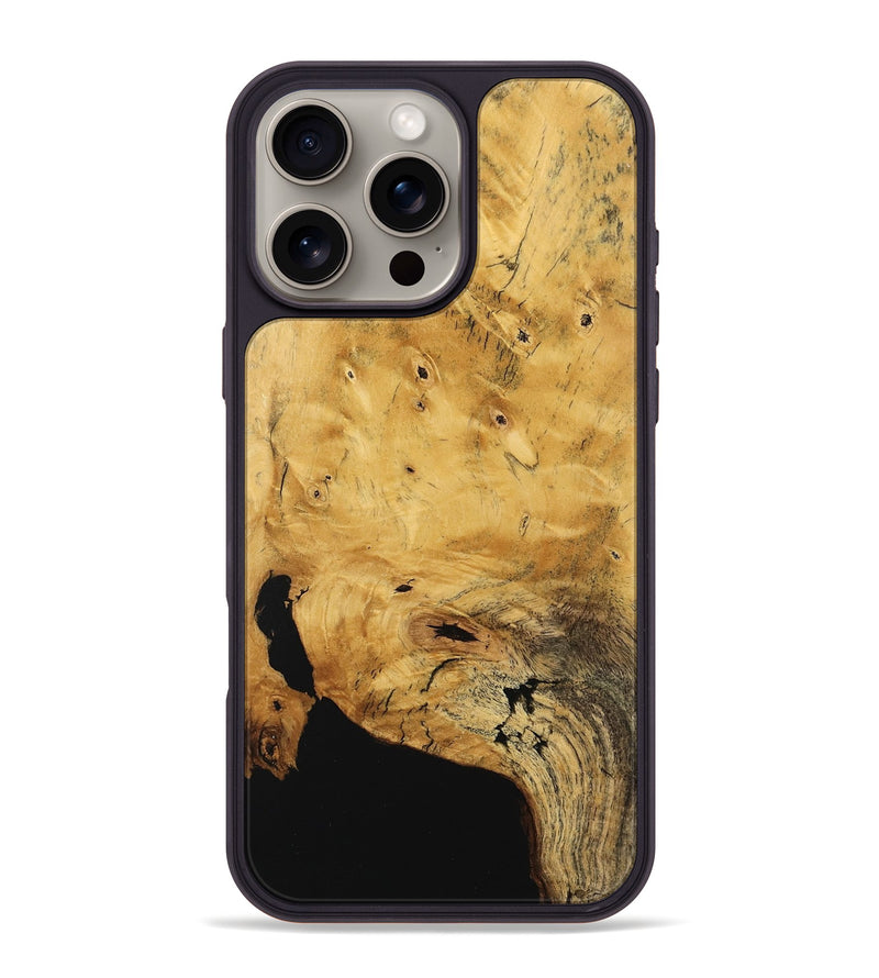 iPhone 16 Pro Max Wood Phone Case - Aaron (Wood Burl, 743921)