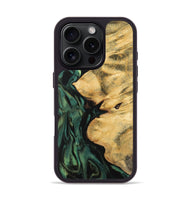 iPhone 16 Pro Wood Phone Case - Jamima (Green, 743925)