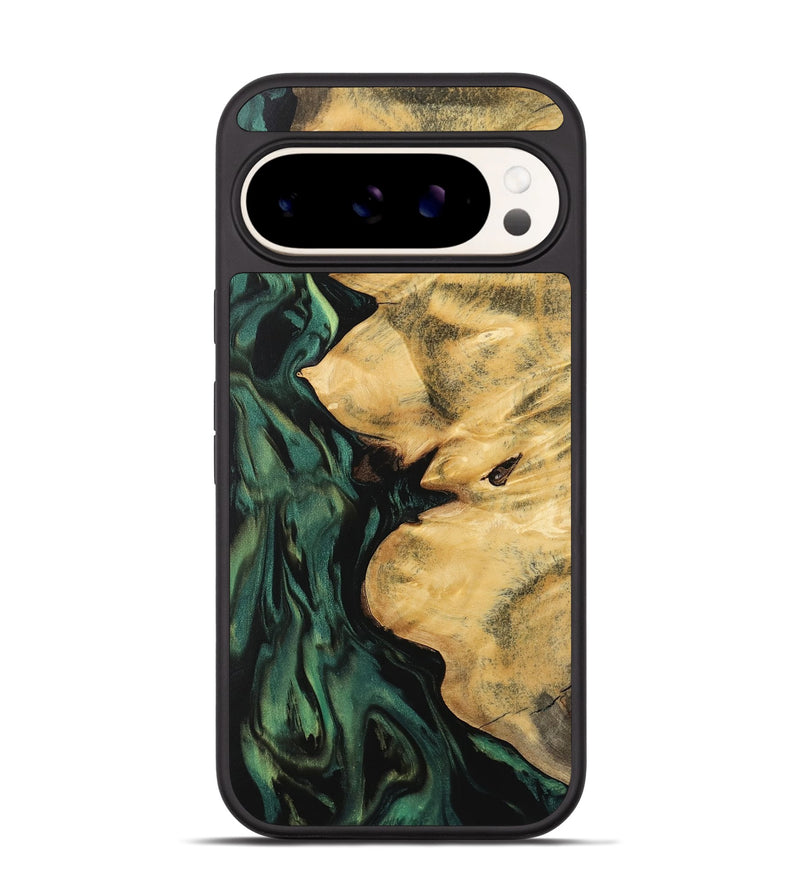 Pixel 9 Wood Phone Case - Jamima (Green, 743925)