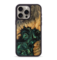 iPhone 15 Pro Max Wood Phone Case - Skye (Green, 743926)