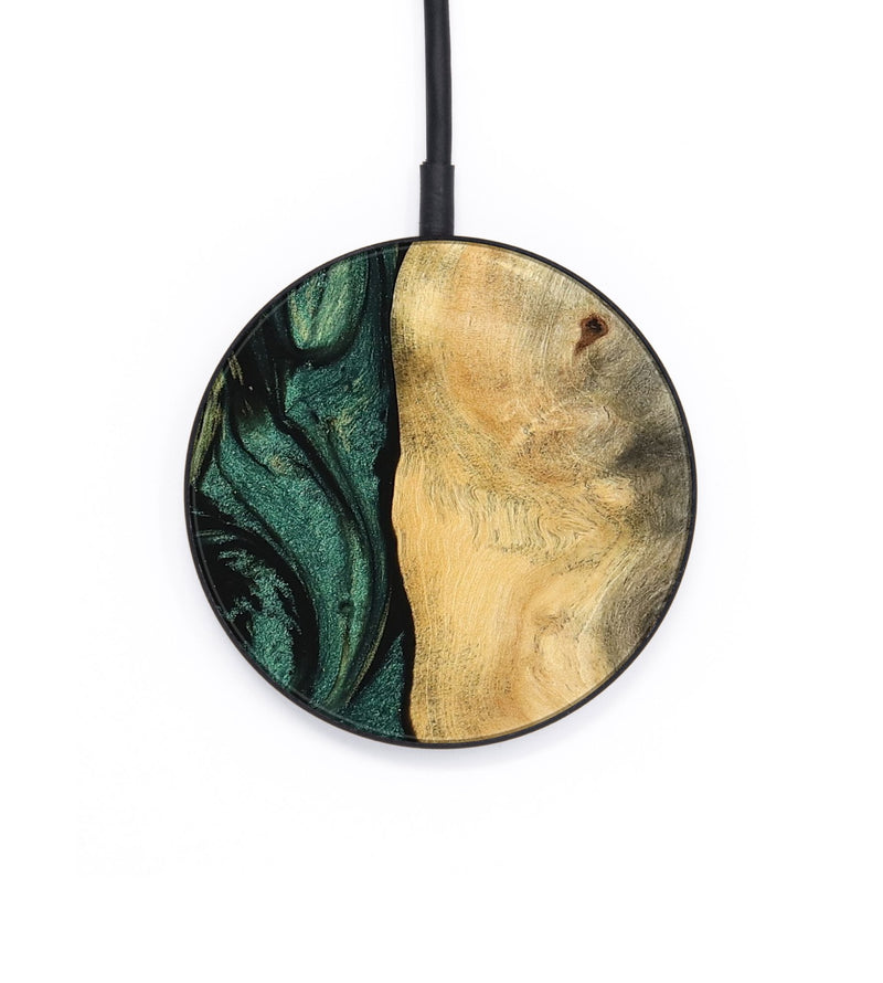 Circle Wood Wireless Charger - Danilo (Green, 743935)