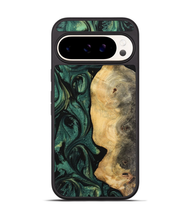 Pixel 9 Wood Phone Case - Danilo (Green, 743935)