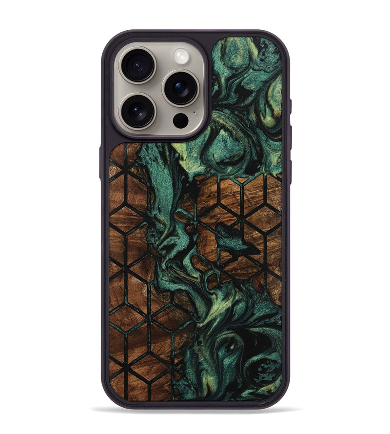 iPhone 15 Pro Max Wood Phone Case - Pheobe (Pattern, 743936)