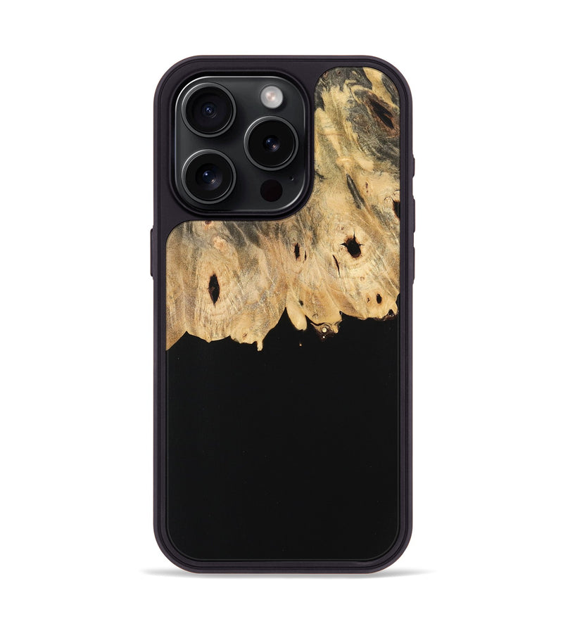 iPhone 15 Pro Wood Phone Case - Dzung (Wood Burl, 743940)