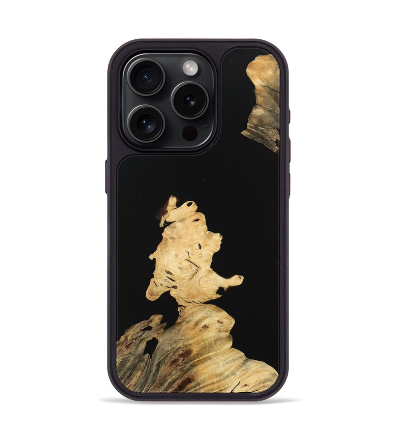 iPhone 15 Pro Wood Phone Case - Gati (Wood Burl, 743941)