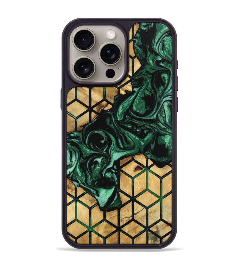 iPhone 15 Pro Max Wood Phone Case - Lige (Pattern, 743942)