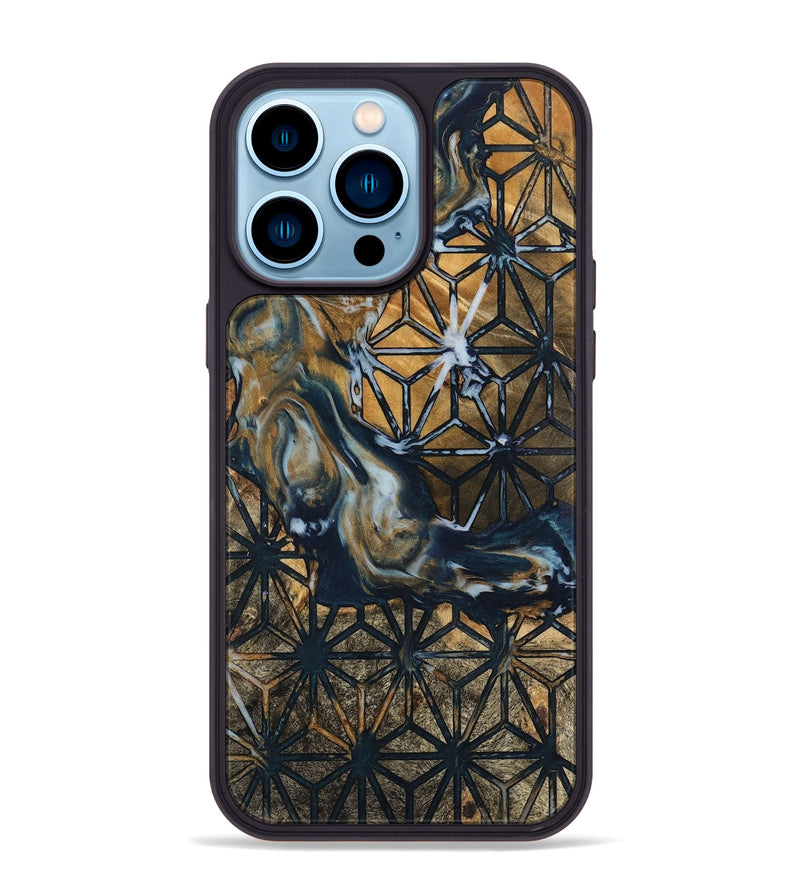 iPhone 14 Pro Max Wood Phone Case - Austine (Pattern, 743947)