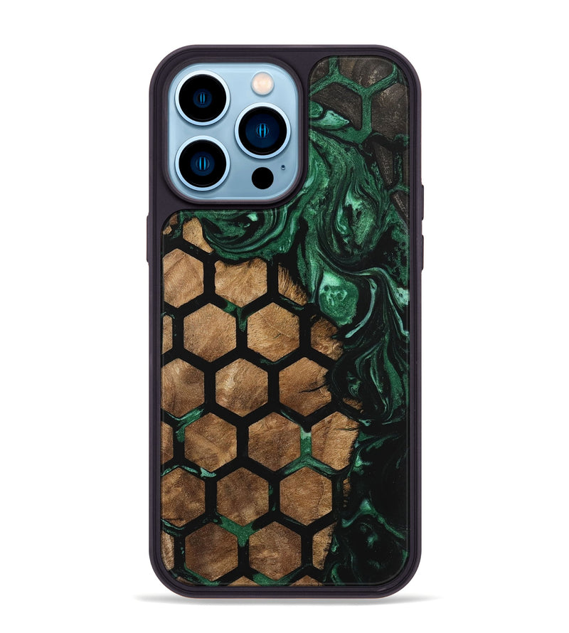 iPhone 14 Pro Max Wood Phone Case - Rashad (Pattern, 743962)