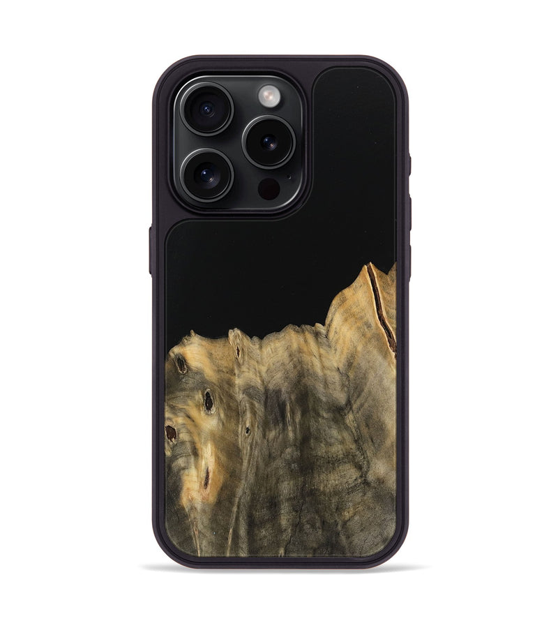 iPhone 15 Pro Wood Phone Case - Kendall (Wood Burl, 743966)