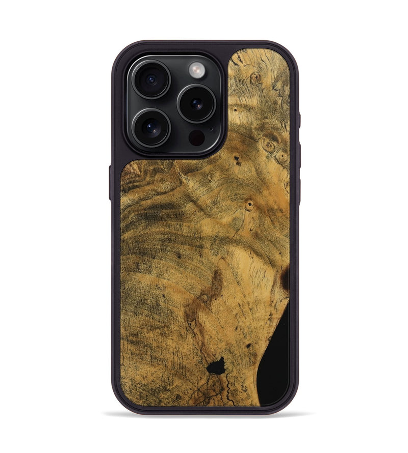 iPhone 15 Pro Wood Phone Case - Sunda (Wood Burl, 743979)