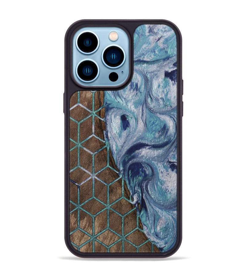 iPhone 14 Pro Max Wood Phone Case - Zaven (Pattern, 743983)