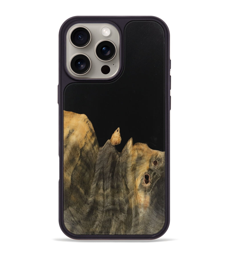 iPhone 16 Pro Max Wood Phone Case - Hirooki (Wood Burl, 743986)