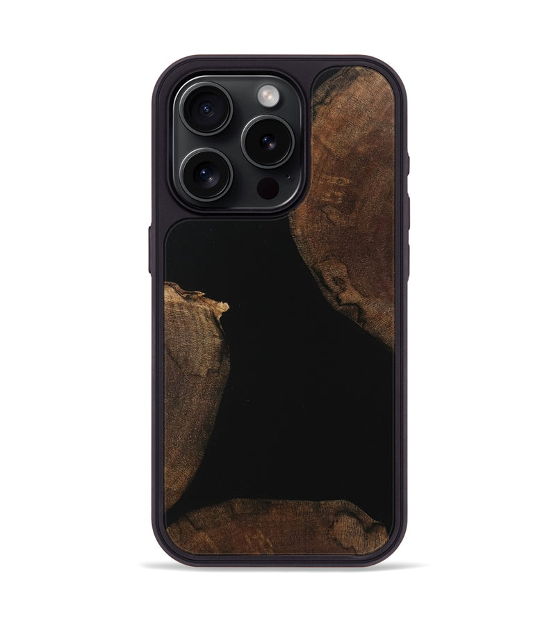 iPhone 15 Pro Wood Phone Case - Mella (Wood Burl, 743988)